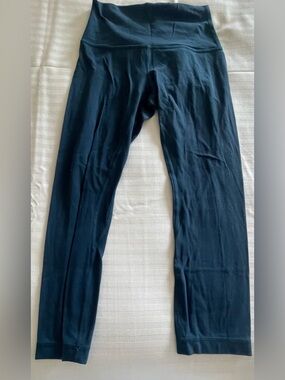 Lululemon Align High-Rise Crop 21" | Size 4 | Night Diver Blue Teal